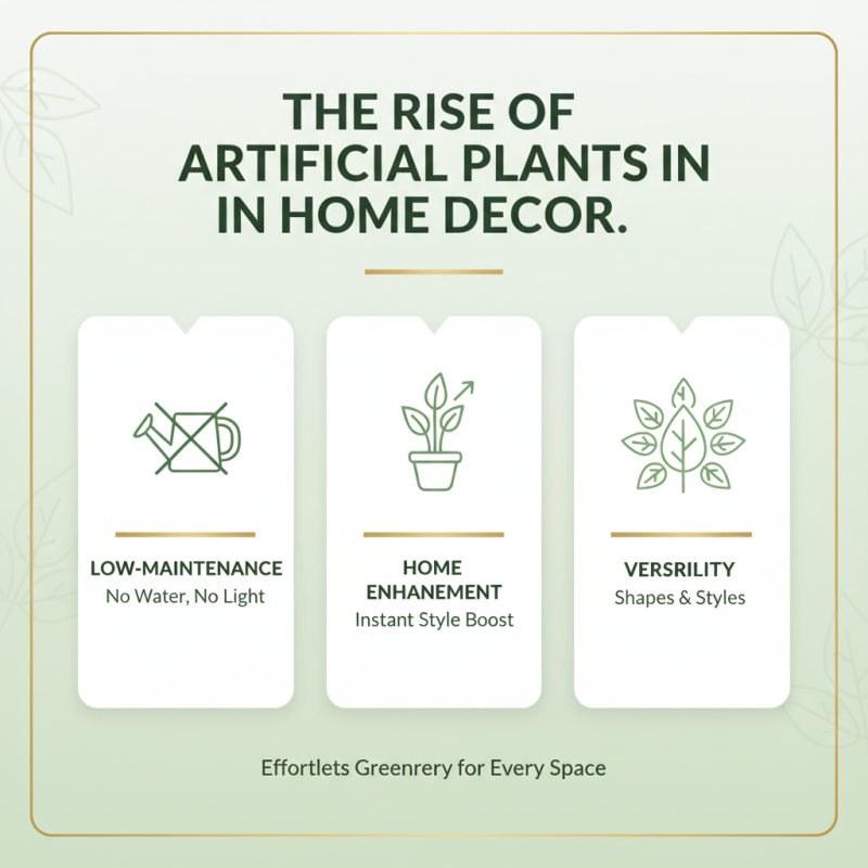 What is the Appeal of Artificial Plants in Home Decor?