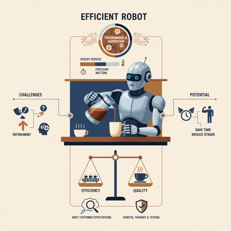 How to Make a Robot Serve Coffee Efficiently?