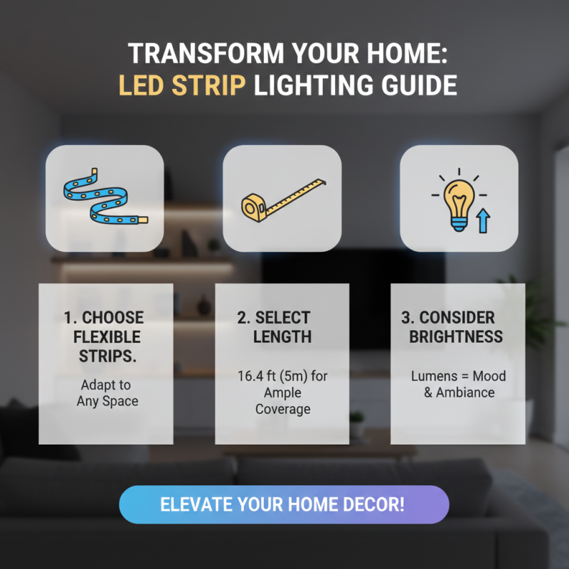 How to Install Led Strip Lighting for Your Home Decor?