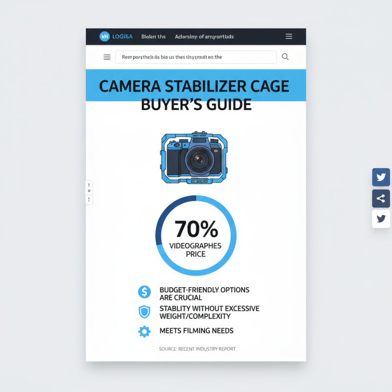 How to Choose the Best Camera Stabilizer Cage for Your Filming Needs?