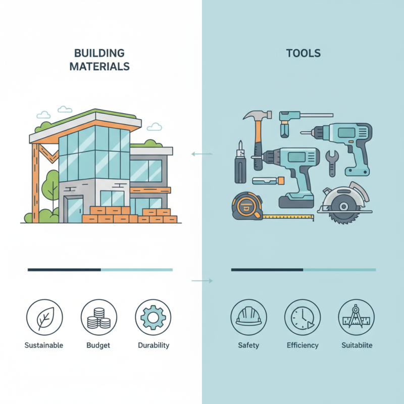 How to Choose the Right Building Materials and Tools for Your Project?