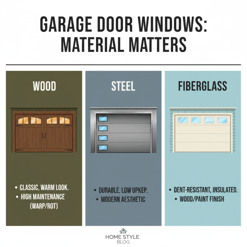 How to Choose Garage Doors with Windows for Your Home?