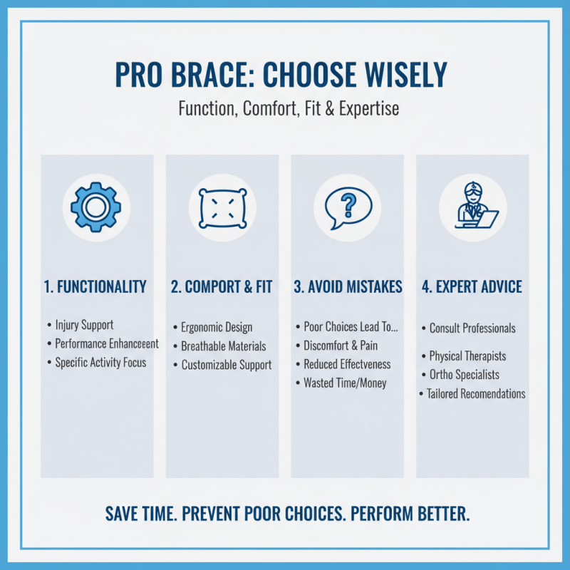 How to Choose the Right Brace for Professional Use?