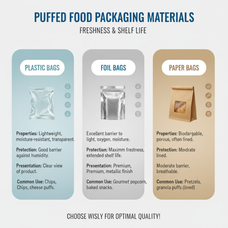 How to Choose Puffed Food Packaging Bags for Your Products?
