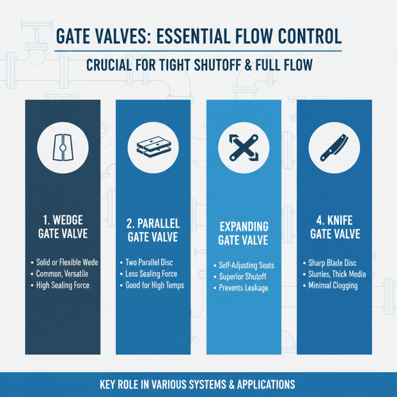 The Best 4 Gate Valve Types for Efficient Flow Control in Your Systems