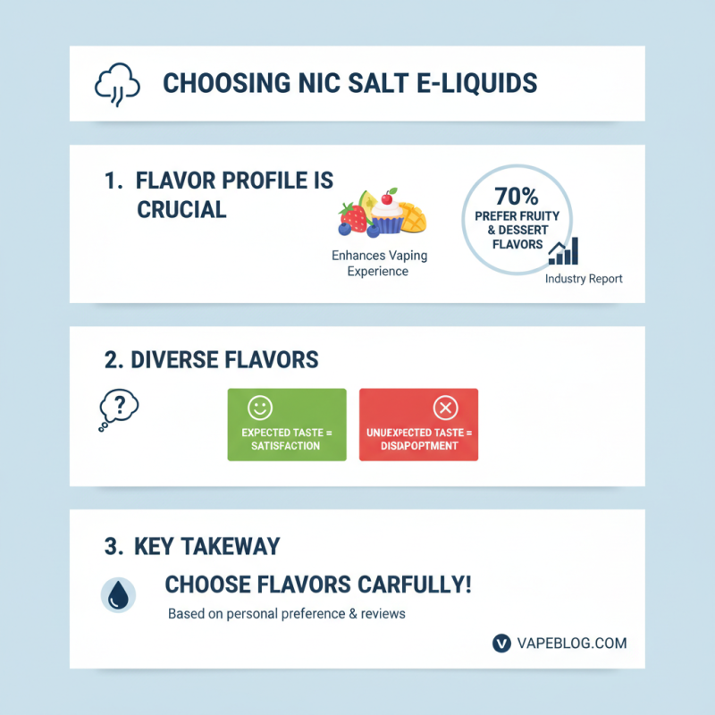 2026 Best Nic Salt Vape E-Liquid Options to Choose From?