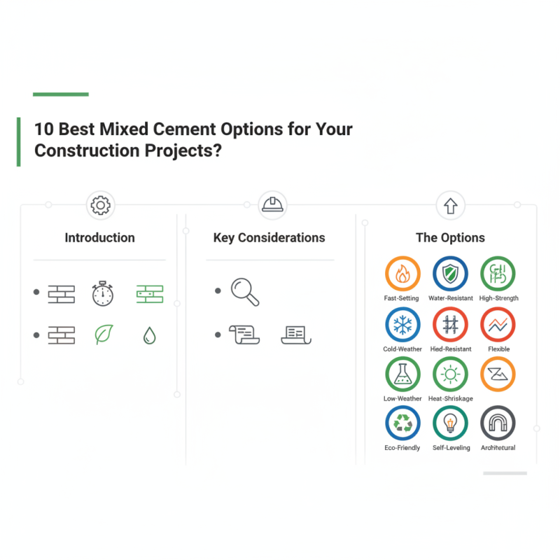 10 Best Mixed Cement Options for Your Construction Projects?