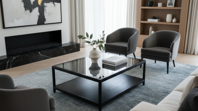 How to Choose the Perfect Black Cocktail Table for Your Living Space?
