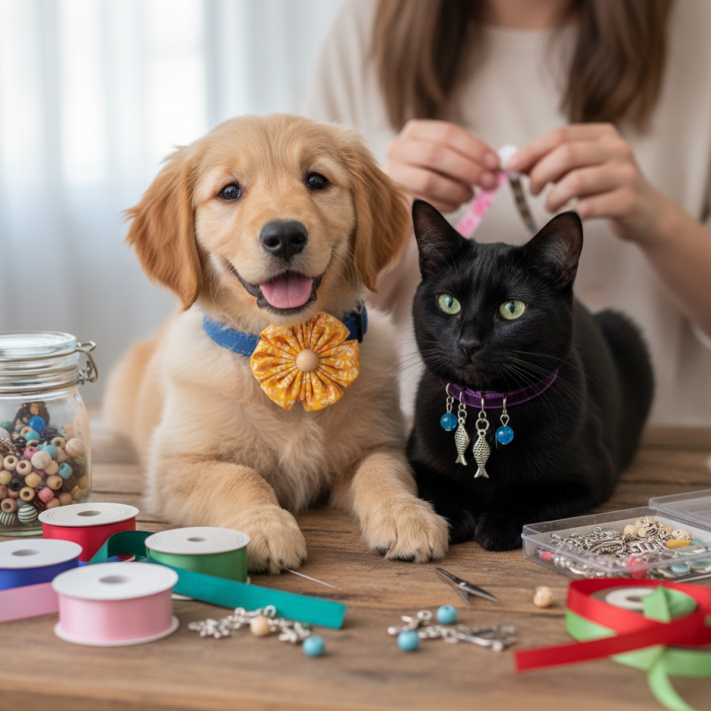 How to Create Affordable Adorable Pet Collar Decorations?