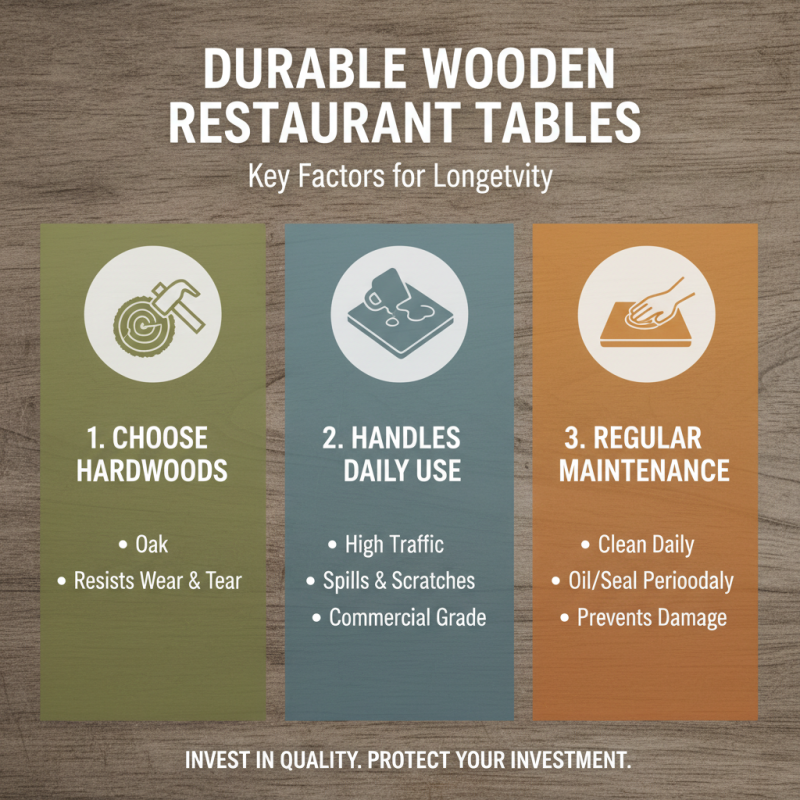 Best Wooden Tables for Restaurants What to Consider?