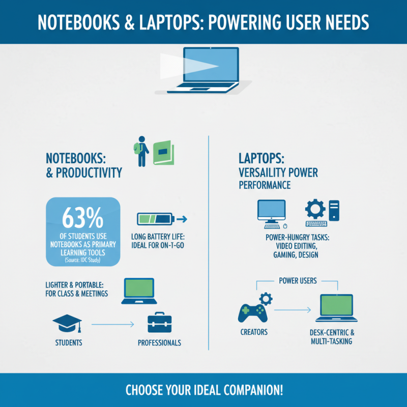 What is the Difference Between Notebook and Laptop Computers?