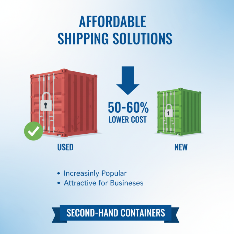 10 Best Second Hand Containers for Affordable Shipping Solutions?
