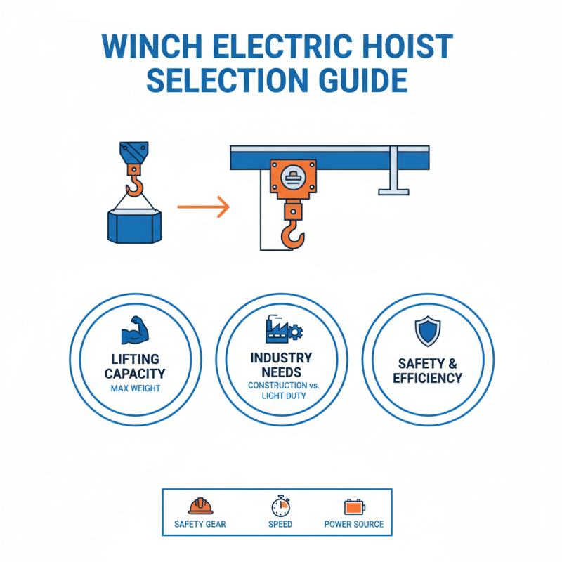 How to Choose the Right Winch Electric Hoist for Your Needs?