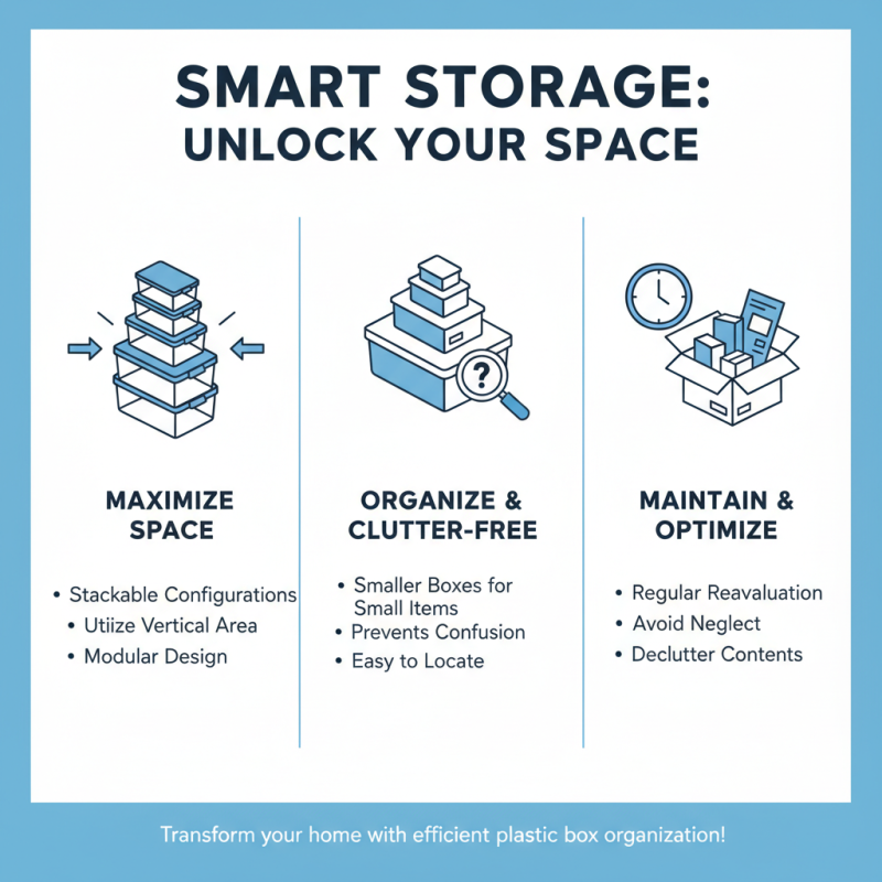 How to Organize with Clear Plastic Boxes for Maximum Efficiency