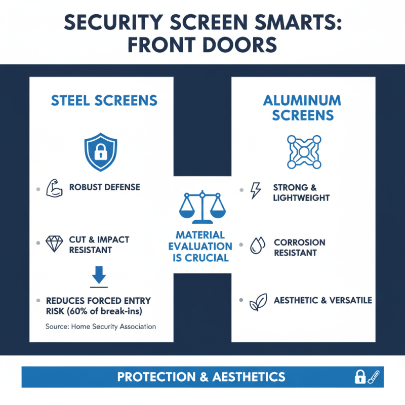 Top Tips for Choosing Front Door Security Screen Safely?
