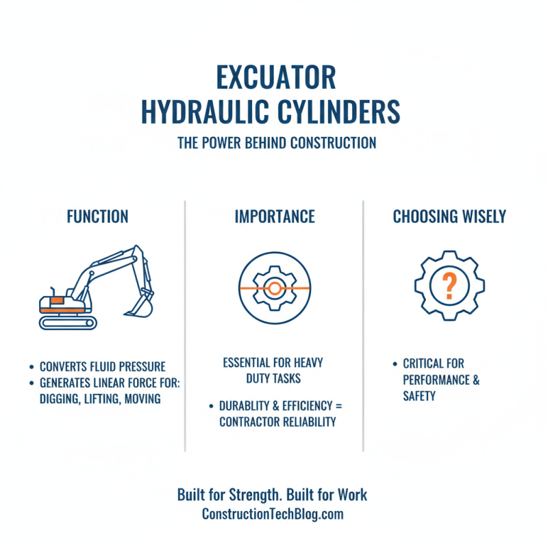 Best Excavator Hydraulic Cylinder Features and Applications?
