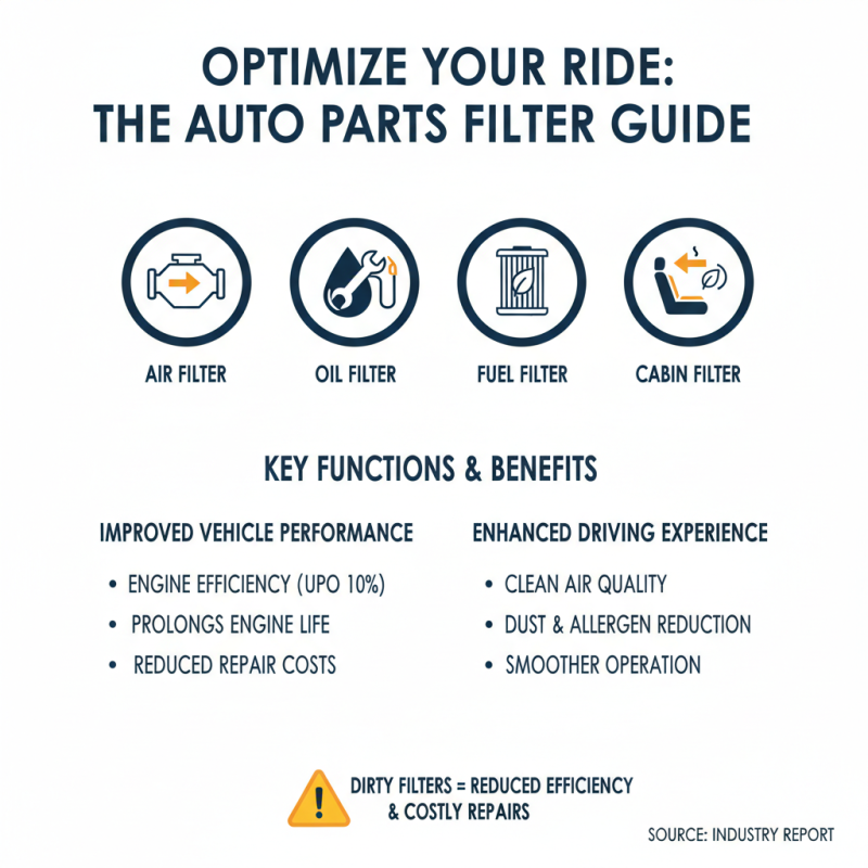 How to Choose the Right Auto Parts Filter for Your Vehicle?