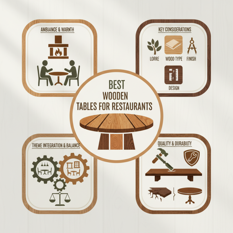 Best Wooden Tables for Restaurants What to Consider?