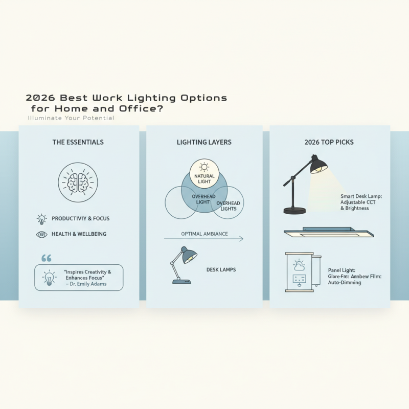 2026 Best Work Lighting Options for Home and Office?