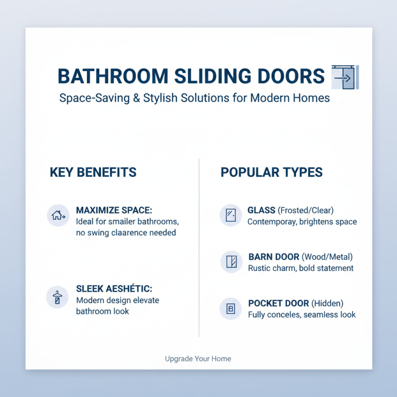 What is a Bathroom Sliding Door and How Does It Work?
