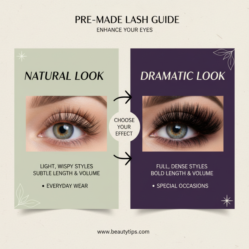 How to Choose the Best Pre Made Lashes for Your Look?