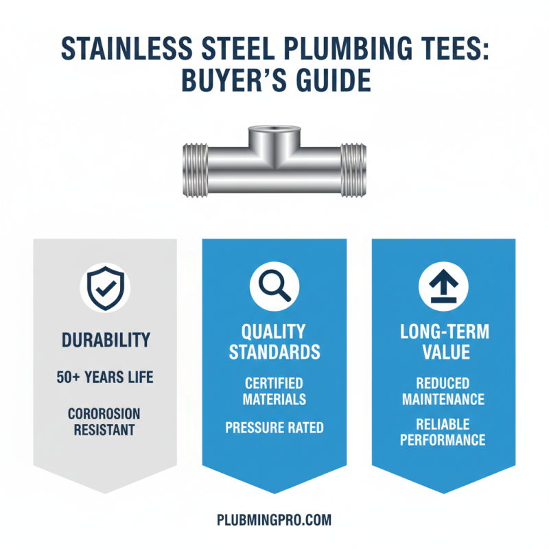 Top 10 Best Stainless Steel Straight Tee Options for Your Plumbing Needs?
