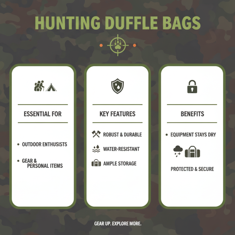 What is a Hunting Duffle Bag and Why Do You Need One?