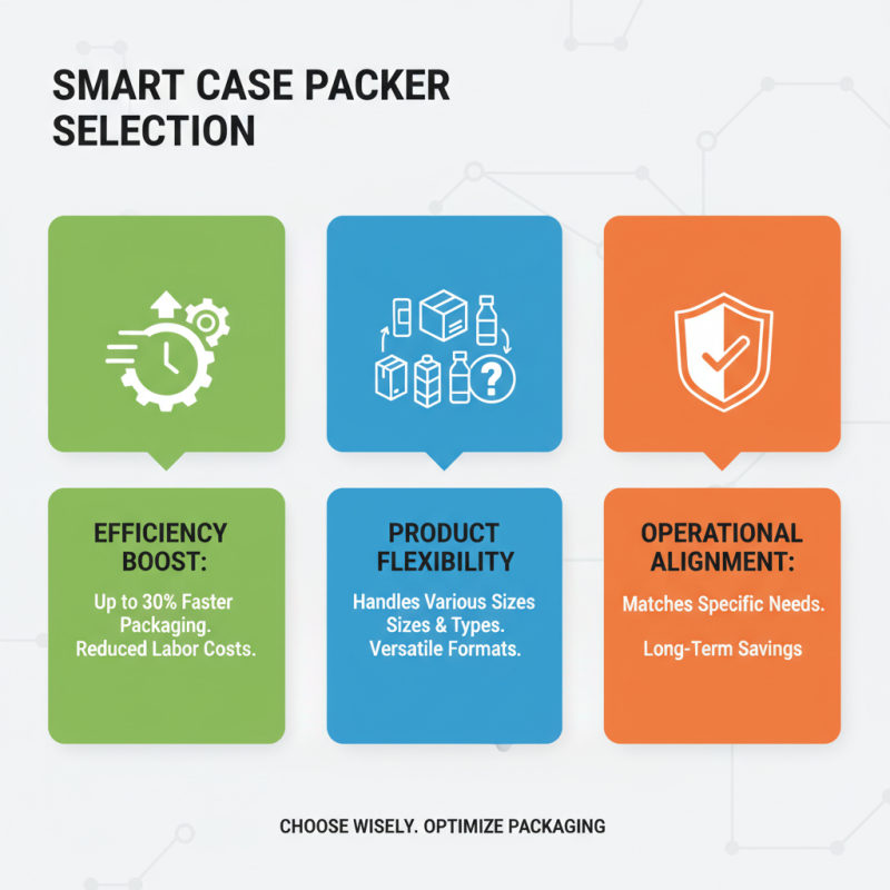 How to Choose the Right Case Packer for Your Packaging Needs?