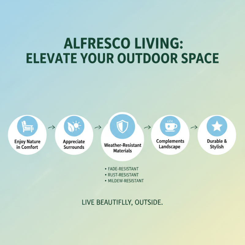 How to Choose Alfresco Furniture for Your Outdoor Space?