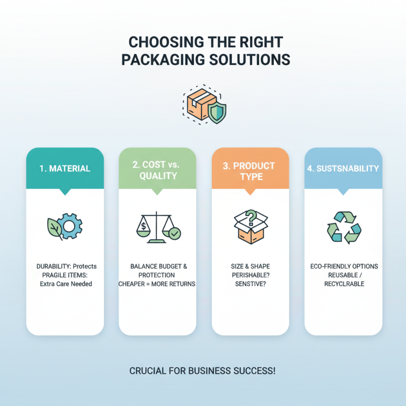 Why Choosing the Right Packaging Solutions Matters for Your Business?