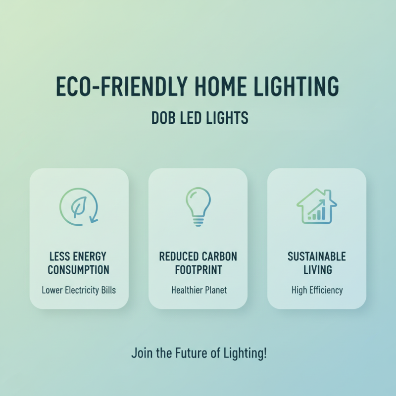 Why Choose Dob Led Light for Your Home Lighting Needs?