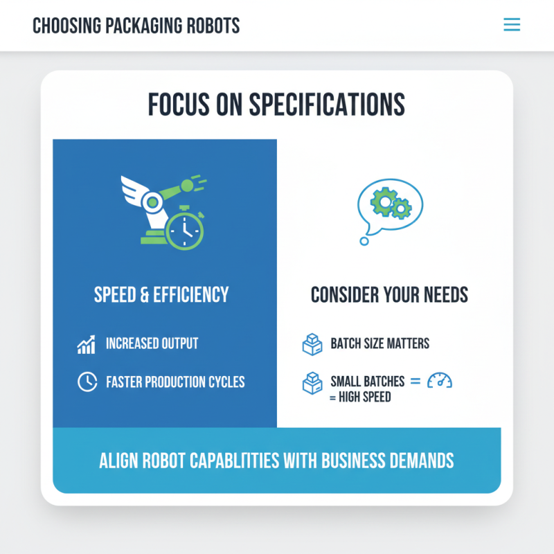 How to Choose the Right Packaging Robots for Your Business?