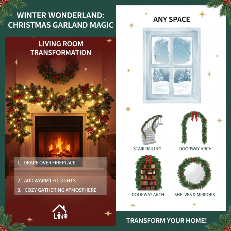 10 Creative Tips for Using Christmas Garland With Lights at Home