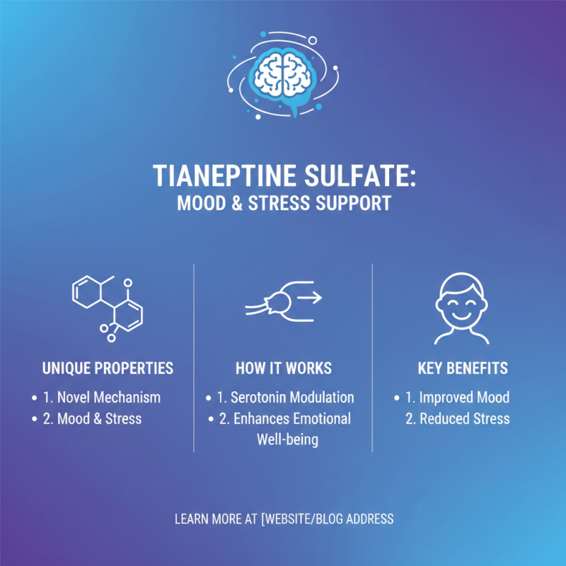 Top 10 Benefits of Tianeptine Sulfate You Need to Know?