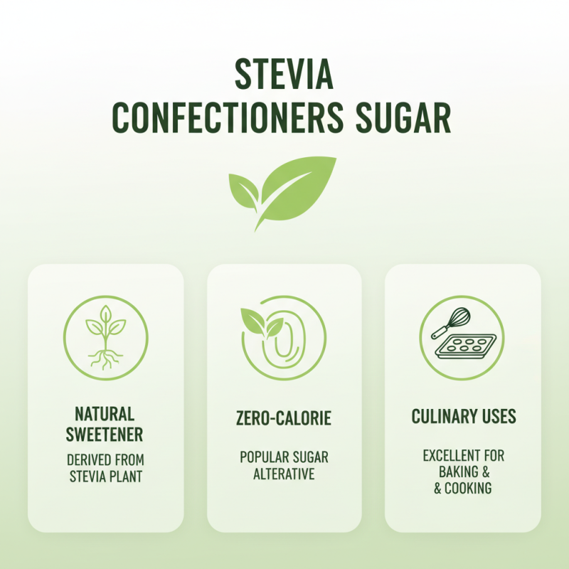 What is Stevia Confectioners Sugar and its Benefits?
