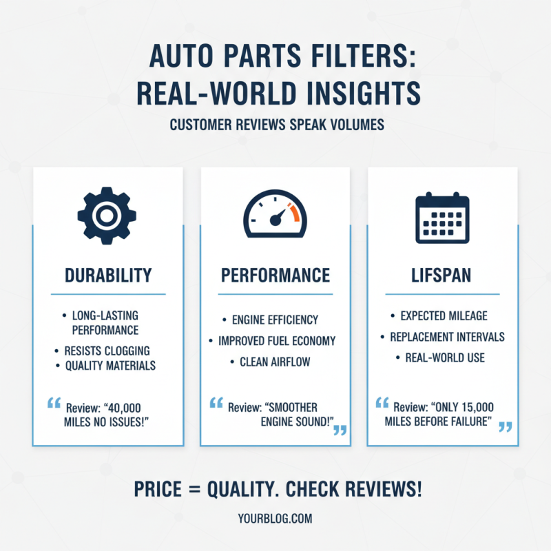 How to Choose the Right Auto Parts Filter for Your Vehicle?