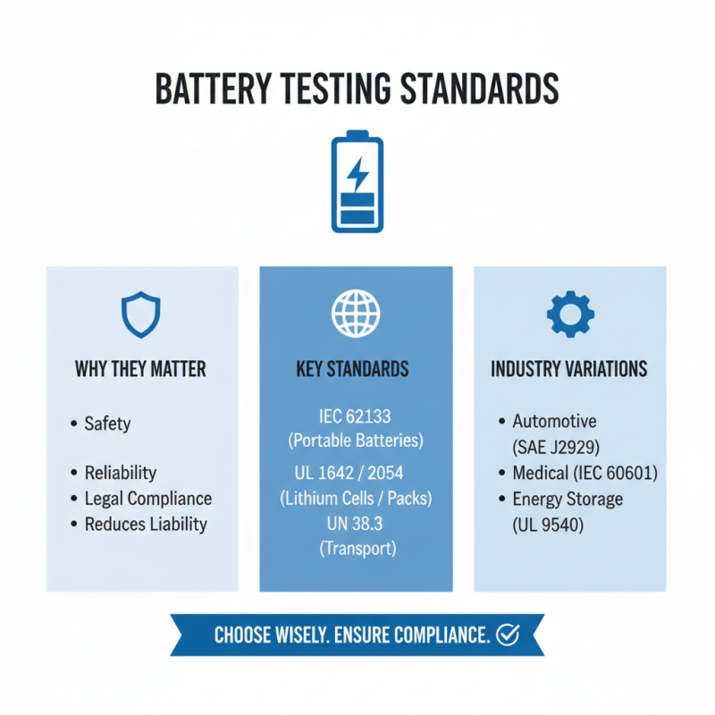 How to Choose the Right Battery Test Equipment for Your Needs?