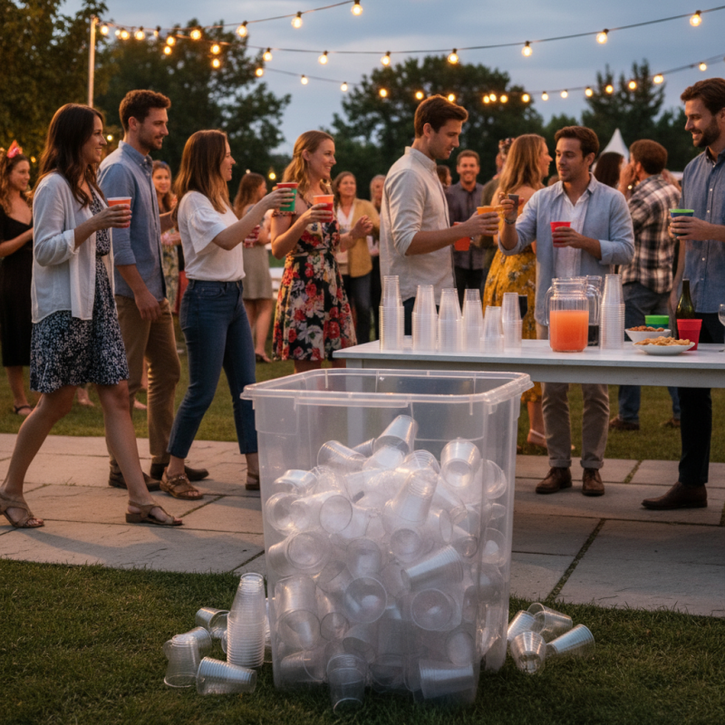 Why Are Plastic Cups Popular for Parties and Events?