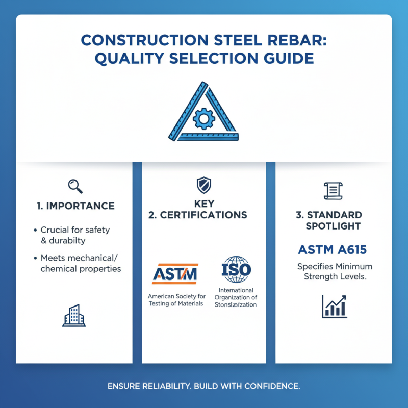 10 Essential Tips for Choosing Construction Steel Rebar for Your Projects?