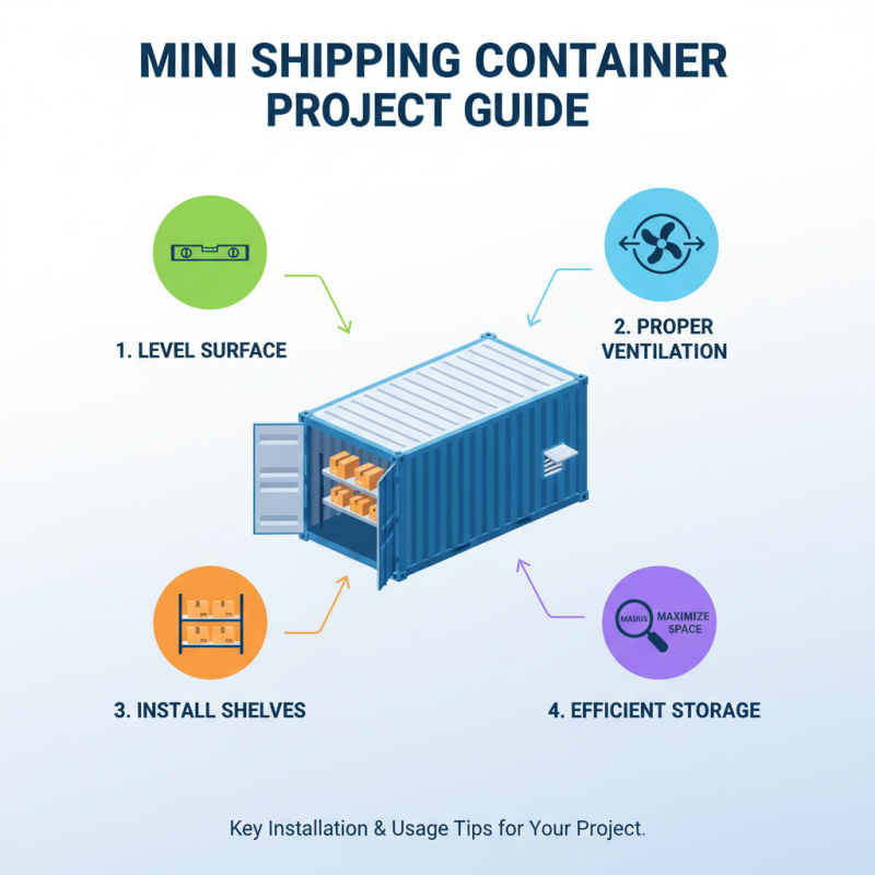 2026 How to Use a Mini Shipping Container for Your Next Project?