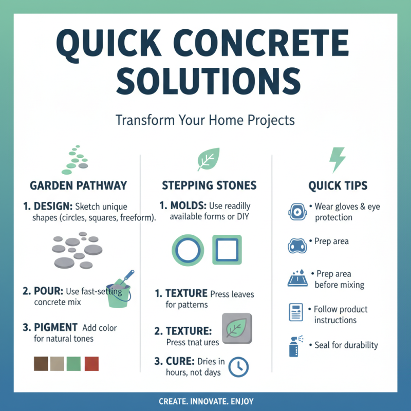 2026 Best Quick Concrete Solutions for Quick Home Projects?
