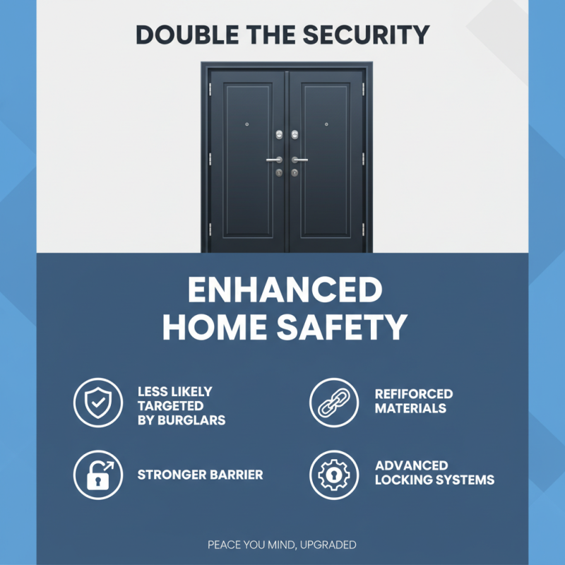 Double Front Doors Tips for Enhancing Curb Appeal and Security?