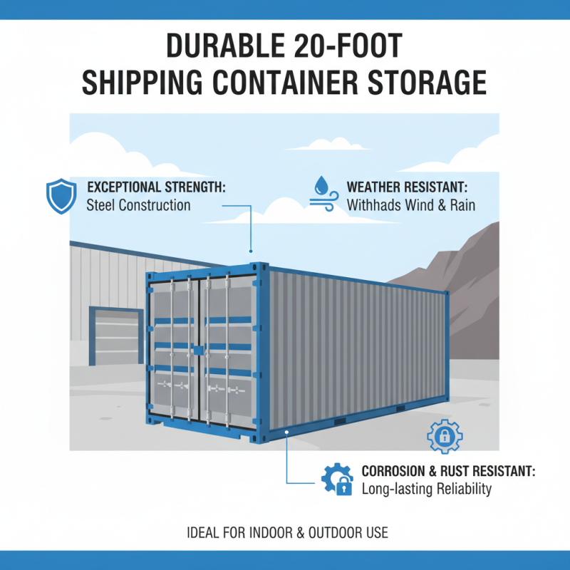 Why Choose a 20 ft Shipping Container for Your Storage Needs?