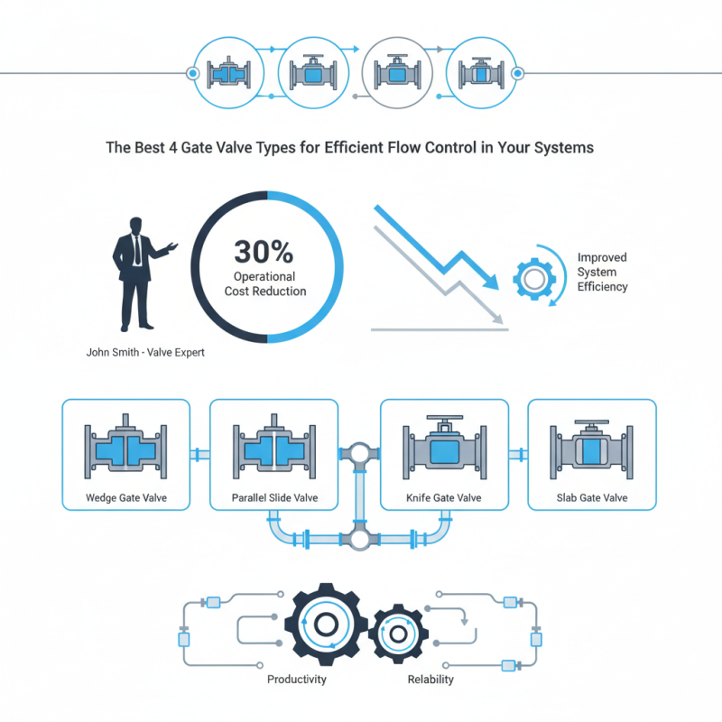 The Best 4 Gate Valve Types for Efficient Flow Control in Your Systems