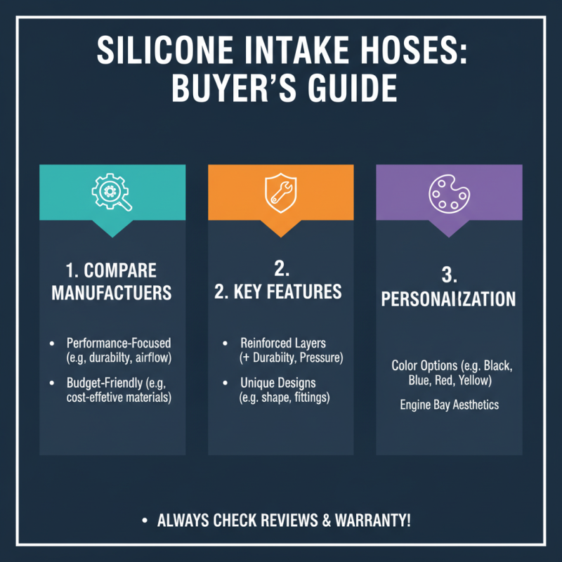 How to Choose the Right Silicone Intake Hose for Your Vehicle?