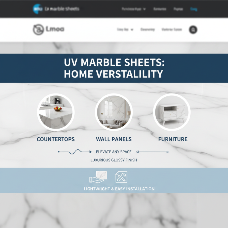Top 10 Benefits of Using Uv Marble Sheet for Your Home?