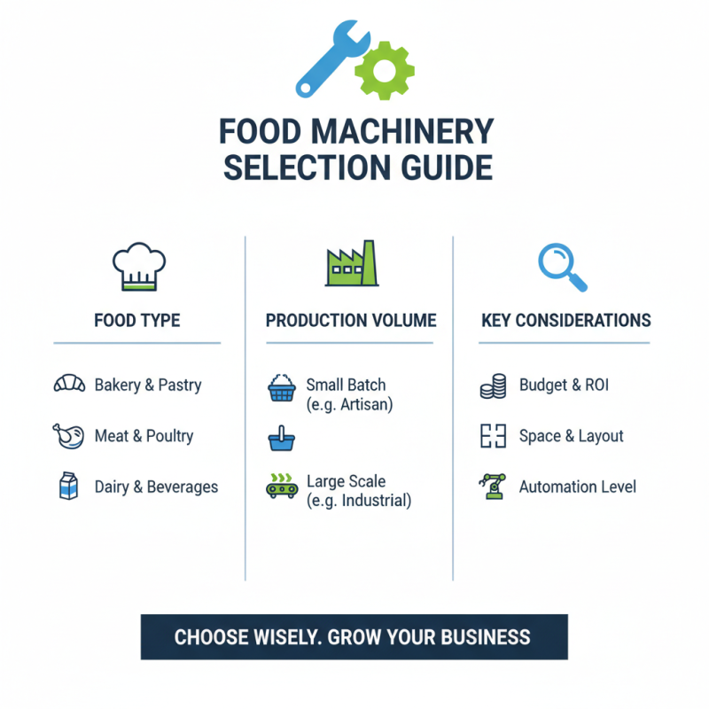 How to Choose the Right Food Making Machinery for Your Business?