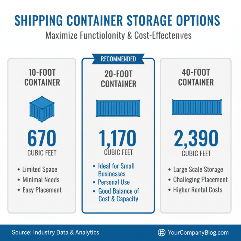 Why Choose a 20 ft Shipping Container for Your Storage Needs?