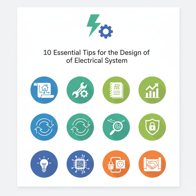10 Essential Tips for the Design of Electrical System