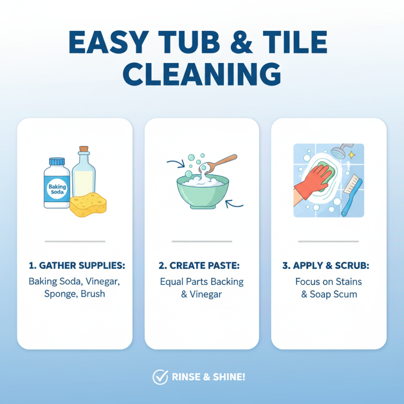 How to Clean Tub and Tile for a Sparkling Bathroom?
